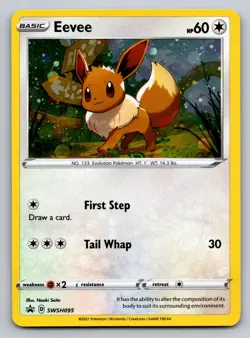 Eevee Holo Promo SWSH: Sword & Shield Promo Cards SWSH095 NM - Image 1