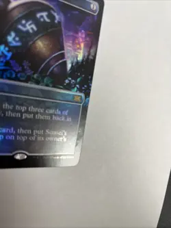 Sensei’s Divining Top Borderless Foil Card #398 MTG LP - Image 2