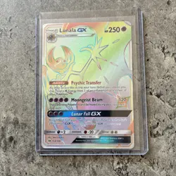 Lunala GX Secret Rare Full Art Holo English 153/149 Card - Image 1