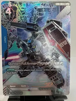 Gundam Card Game - Gundam Full Armor (Thunderbolt) EX -EB01-009 U+ Foil Alt art - Image 1