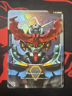 GUNDAM CARD GAME RESOURCE CARD -GQUUUUUUX R-015 C+ FOIL - GD02 DUAL IMPACT - Image 1