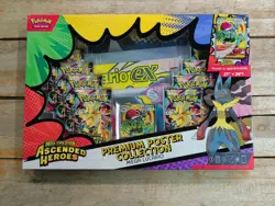 Mega Evolution Ascended Heroes Premium Poster Collection Mega Lucario Pokemon - Image 1