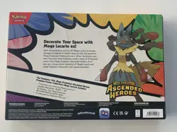 Pokemon Mega Evolution Ascended Heroes Premium Poster Collection Lucario - Image 2
