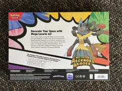 Pokemon Mega Evolution Ascended Heroes Premium Poster Collection Mega Lucario EX - Image 2
