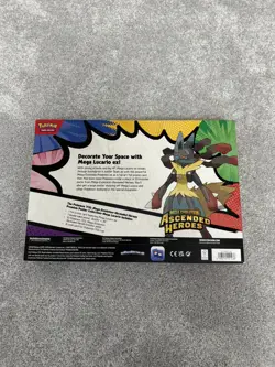 Pokemon Mega Evolution Ascended Heroes Premium Poster Collection Mega Lucario - Image 2