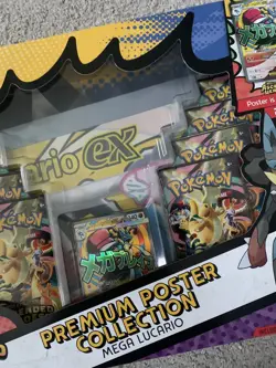 Pokemon TCG: Mega Evolution Ascended Heroes Premium Poster Collection Lucario - Image 5