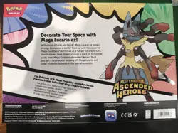 Pokemon TCG | Mega Evolution | Ascended Heroes Premium Poster Collection Lucario - Image 2