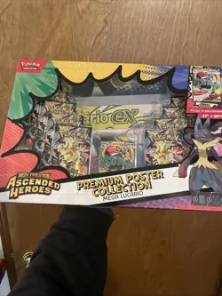 Pokemon Mega Evolution Ascended Heroes Premium Poster Collection Mega Lucario - Image 1
