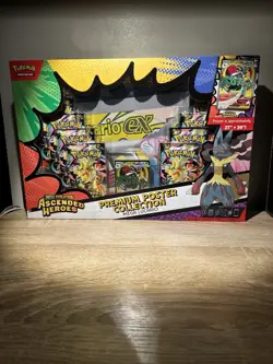 Pokemon TCG: Mega Evolution Ascended Heroes Premium Poster Collection Lucario - Image 1