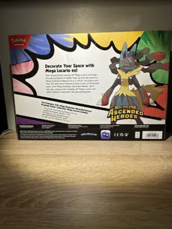 Pokemon TCG: Mega Evolution Ascended Heroes Premium Poster Collection Lucario - Image 2