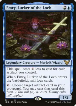 MTG Emry, Lurker of the Loch ** Neon Dynasty Commander ** English - Image 1