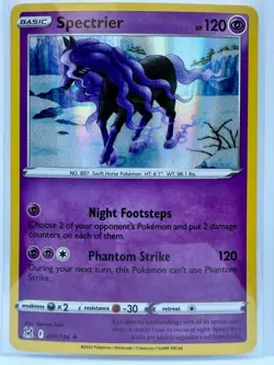 Spectrier 81/196 Rare Holo | Lost Origin | Pokemon Card - LP - Image 1