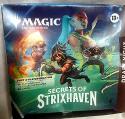 Magic the Gathering MTG Secrets of Strixhaven Draft Night Box Sealed Damaged Box - Image 1