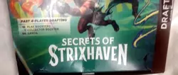 Magic the Gathering MTG Secrets of Strixhaven Draft Night Box Sealed Damaged Box - Image 2