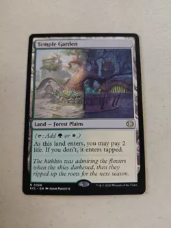 MTG Temple Garden Lorwyn Eclipsed ECL 0268 Rare Shock Land Forest/Plains #55 - Image 1