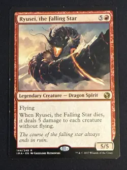 1x Ryusei, the Falling Star (144) Iconic Masters LP MTG Magic the Gathering x1 - Image 1