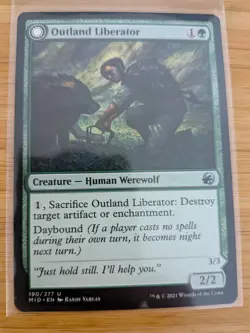 MTG Outland Liberator Frenzied Trapbreaker 190 Innistrad: Midnight Hunt M/NM - Image 1