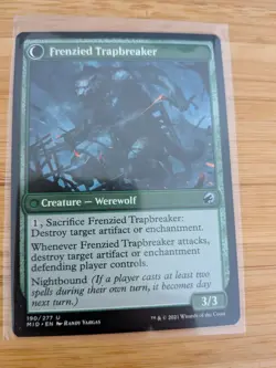 MTG Outland Liberator Frenzied Trapbreaker 190 Innistrad: Midnight Hunt M/NM - Image 2