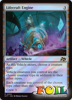 Lifecraft Engine 0234 MTG Aetherdrift Rare NP Foil - Image 1