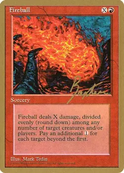 2x Fireball (#gb192) Pro Tour Collector Set MP MTG - Image 1