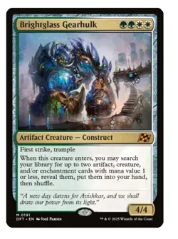 1x MTG Brightglass Gearhulk - Aetherdrift Mythic! NM Mint - Image 1