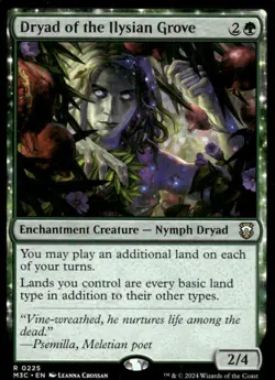 Dryad of the Ilysian Grove 225 Commander: Modern Horizons 3 Magic: The Gathering - Image 1