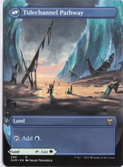 Barkchannel Pathway (Borderless) 290 Rare Kaldheim Magic: The Gathering NM - Image 2