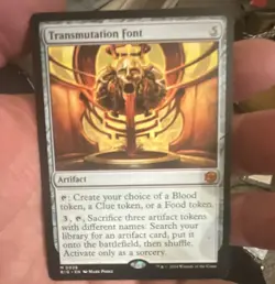Wizards of the Coast Transmutation Font Artifact MTG EN 2024 Cost 5 - Image 1