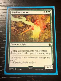 Wizards of the Coast Seedborn Muse Battlebond Rare Regular 212 MINT - Image 1