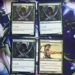 Llanowar Elves Various Sets. 4x - Image 1