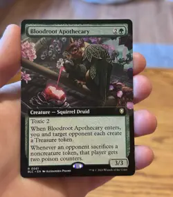 Wizards of the Coast MTG Bloodroot Apothecary 0061 Commander Bloomburrow Rare - Image 1
