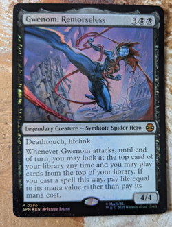 MTG - Gwenom, Remorseless - Unique and Miscellaneous Promos, NM - Image 2