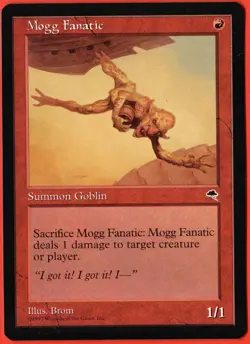 MTG ~ MOGG FANATIC ~ Tempest Common (1997) ~ NM/M ~ FREE SHIPPING ~Vintage Magic - Image 1
