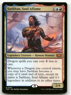 Sarkhan, Soul Aflame #301 (NM) Tarkir Dragonstorm TDC Magic MTG - Image 1