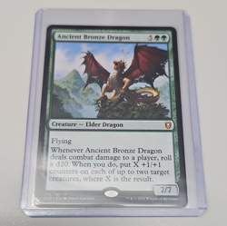 Magic: The Gathering Ancient Bronze Dragon CLB Mythic 214 EN Regular 7/7 - Image 1