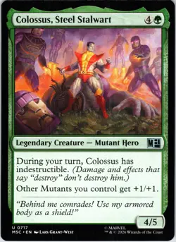 Colossus, Steel Stalwart 717 Commander: Marvel Super Heroes NM - Image 1