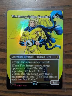 The Sentry, Golden Guardian 358 (Borderless Foil) Marvel Super Heroes NM - Image 1