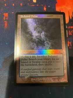 MTG Modern Horizons 3 Polluted Delta Retro Frame Foil - Image 1