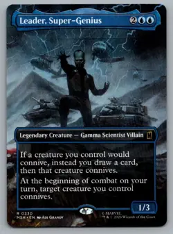 Leader, Super-Genius (Borderless) 330 Marvel Super Heroes Magic: The Gathering - Image 1