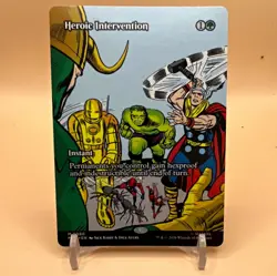 Wizards of the Coast MTG Heroic Intervention Marvel Universes Beyond Foil Rare - Image 1