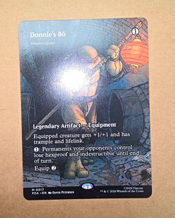 MTG PZA Donnie's Bo (Borderless) #17 NF NM/M - Image 1