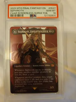 Sephiroth, Fabled SOLDIER (Borderless) (Surge Foil) Final Fantasy Foil - Image 1