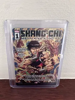 MTG Marvel Super Heroes Shang-Chi Master of Kung Fu #0396 Showcase Foil NM - Image 1