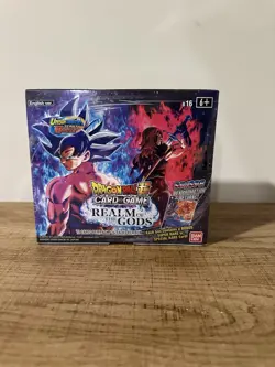 Dragon Ball Super Card Game REALM OF THE GODS Booster Box (24 Packs) SEALED - Image 1