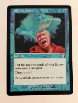 MAGIC THE GATHERING MENTAL NOTE Judgment LP MTG - Image 1
