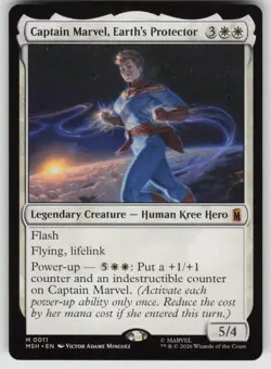 Captain Marvel, Earth's Protector 11 Marvel Super Heroes Magic: MTG NM - Image 1