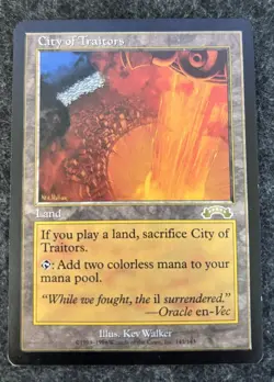 MP - City of Traitors - Exodus - Magic the Gathering MTG - Reserve List - Image 1