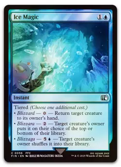 Ice Magic #56 (Foil) (NM) Final Fantasy FIN Magic MTG - Image 1
