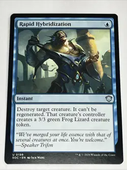NM Rapid Hybridization, MTG, Strixhaven Commander, Magic the Gathering, 198 - Image 1