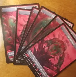 MTG 6x Incubator / Phyrexian Double Sided Tokens, NM, March Of Machine Artifacts - Image 1